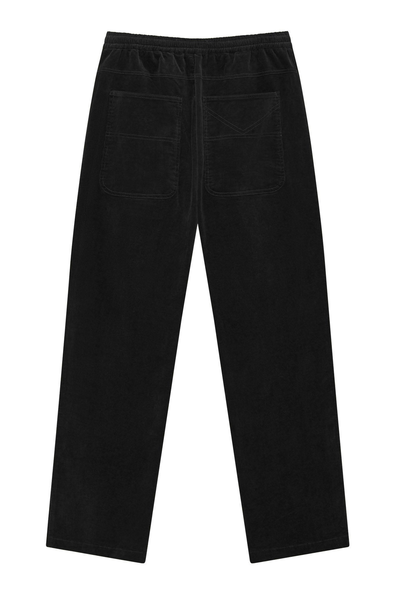 ANDRO - Organic Cotton Cord Trouser Black