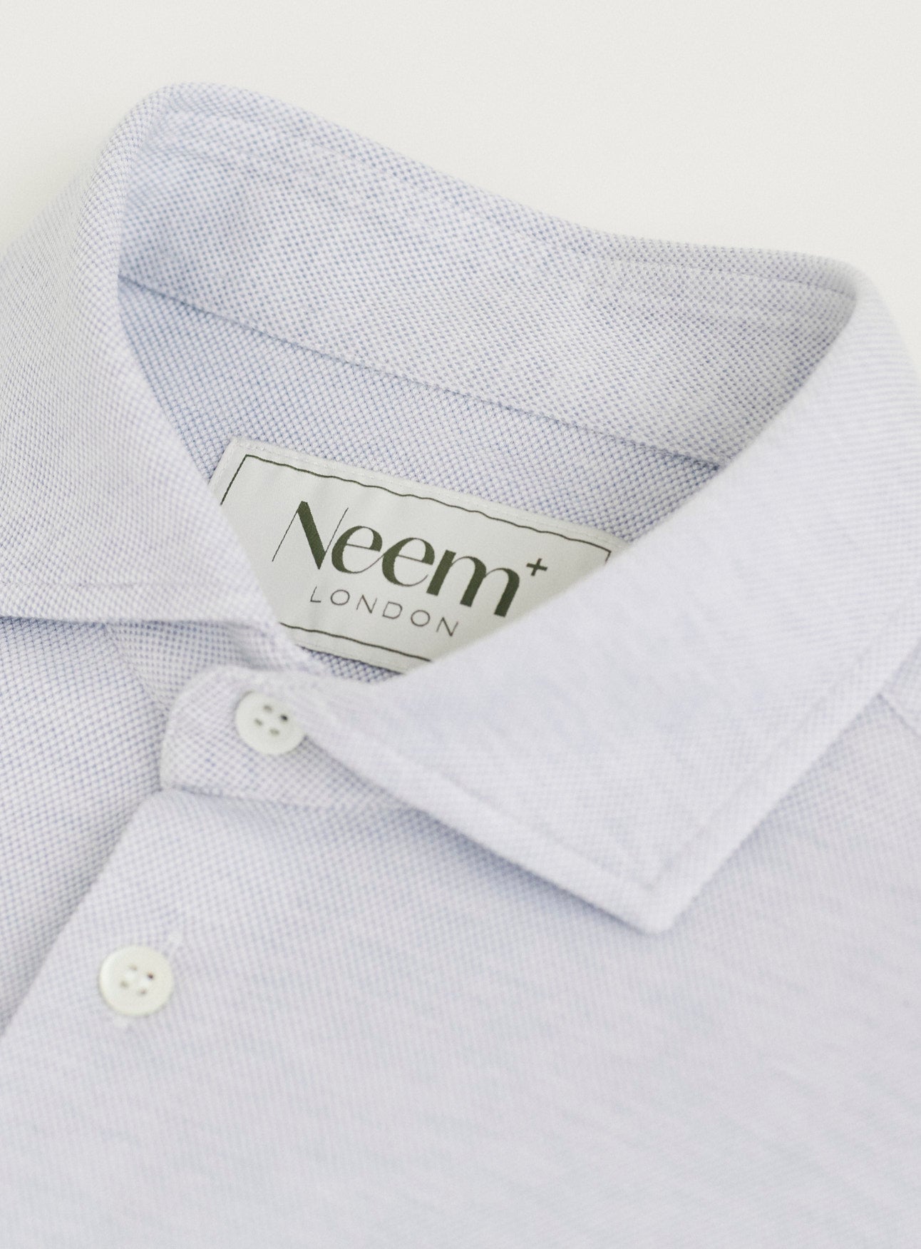 Recycled Sky Dobby Cut Away Shirt Comfort Shirts Neem Global 