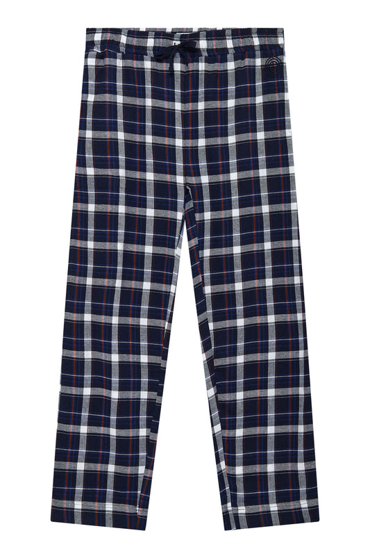 JIM JAM - Mens GOTS Organic Cotton Pyjama Bottoms Dark Navy