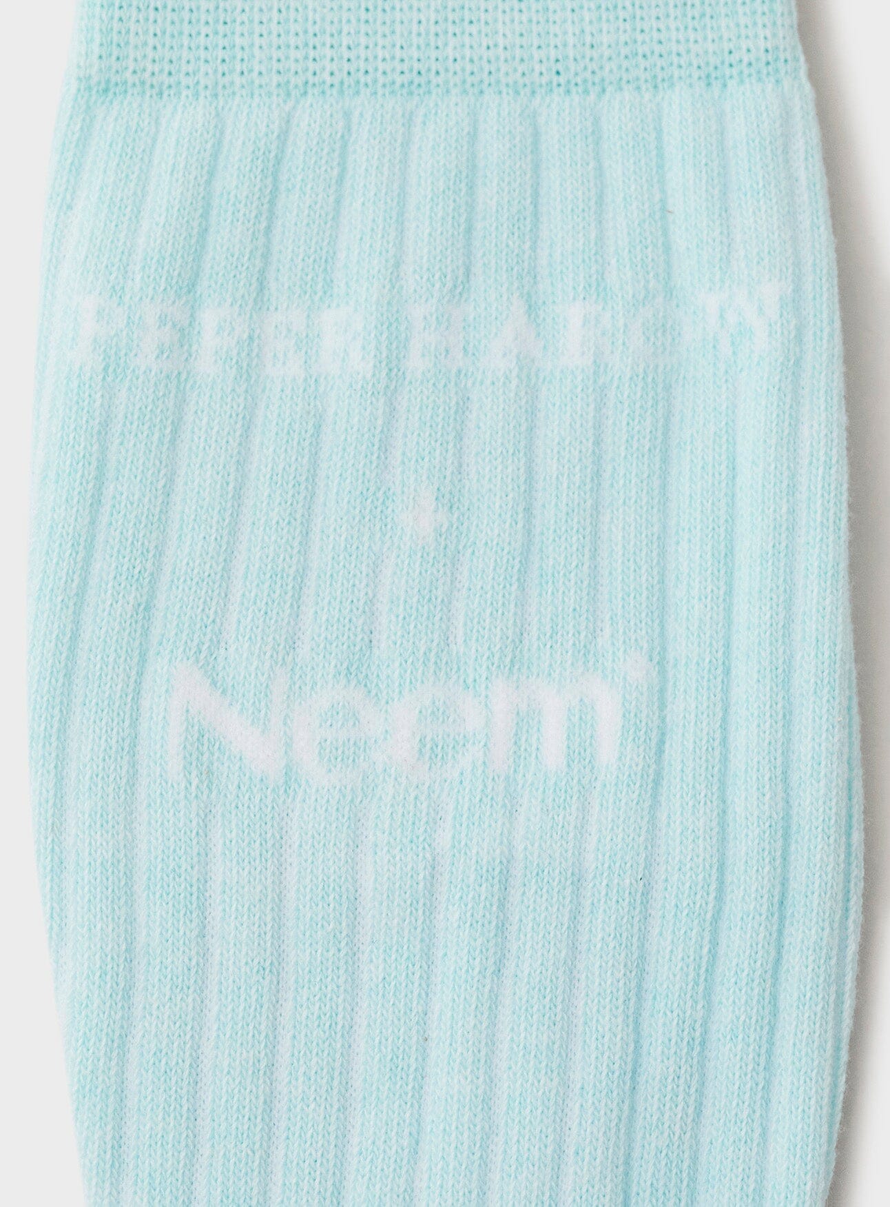 Recycled British Ribbed Cotton Sky Men's Socks Accessories Neem London 