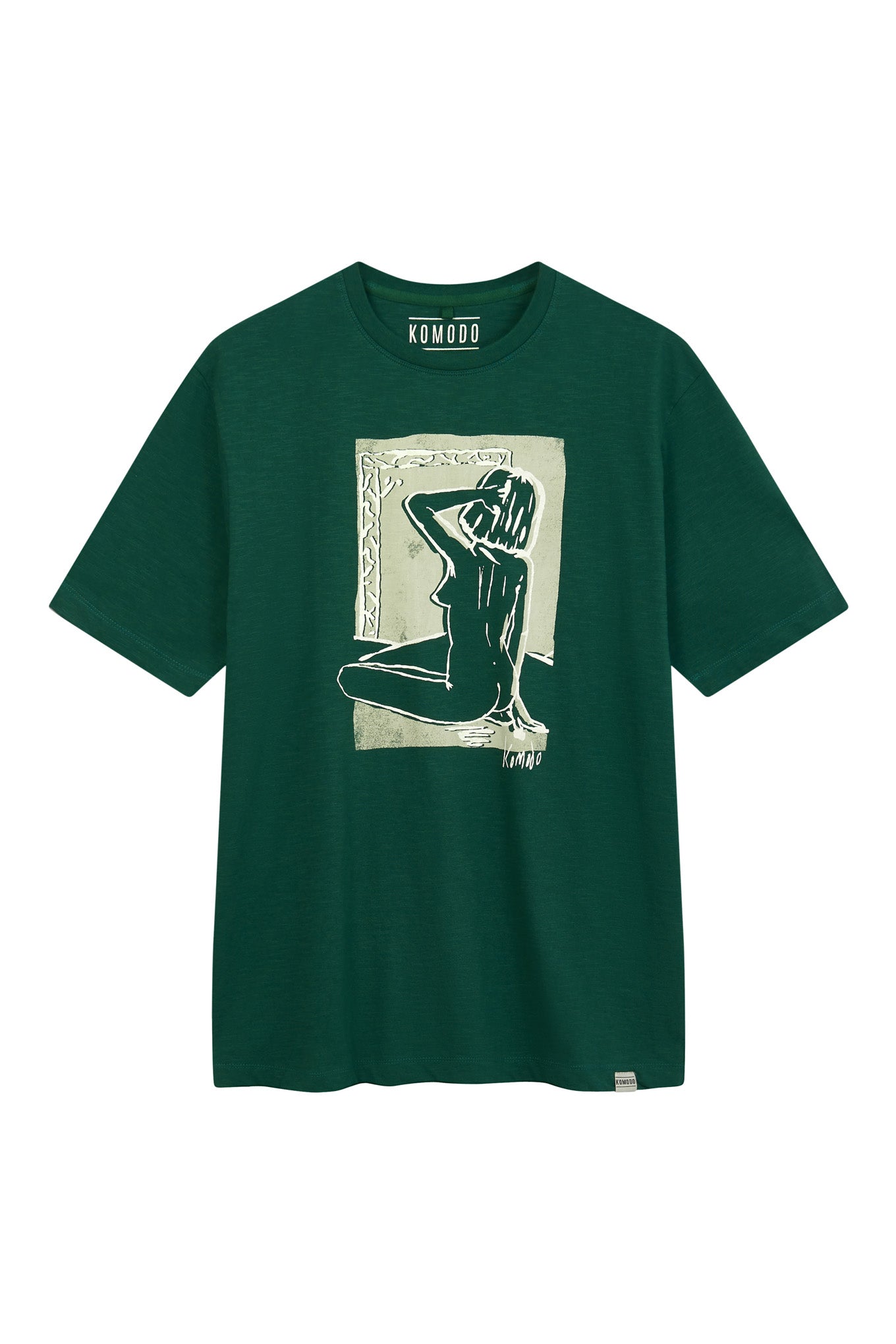 CHEEKY Tee GOTS Organic Cotton - Teal Green