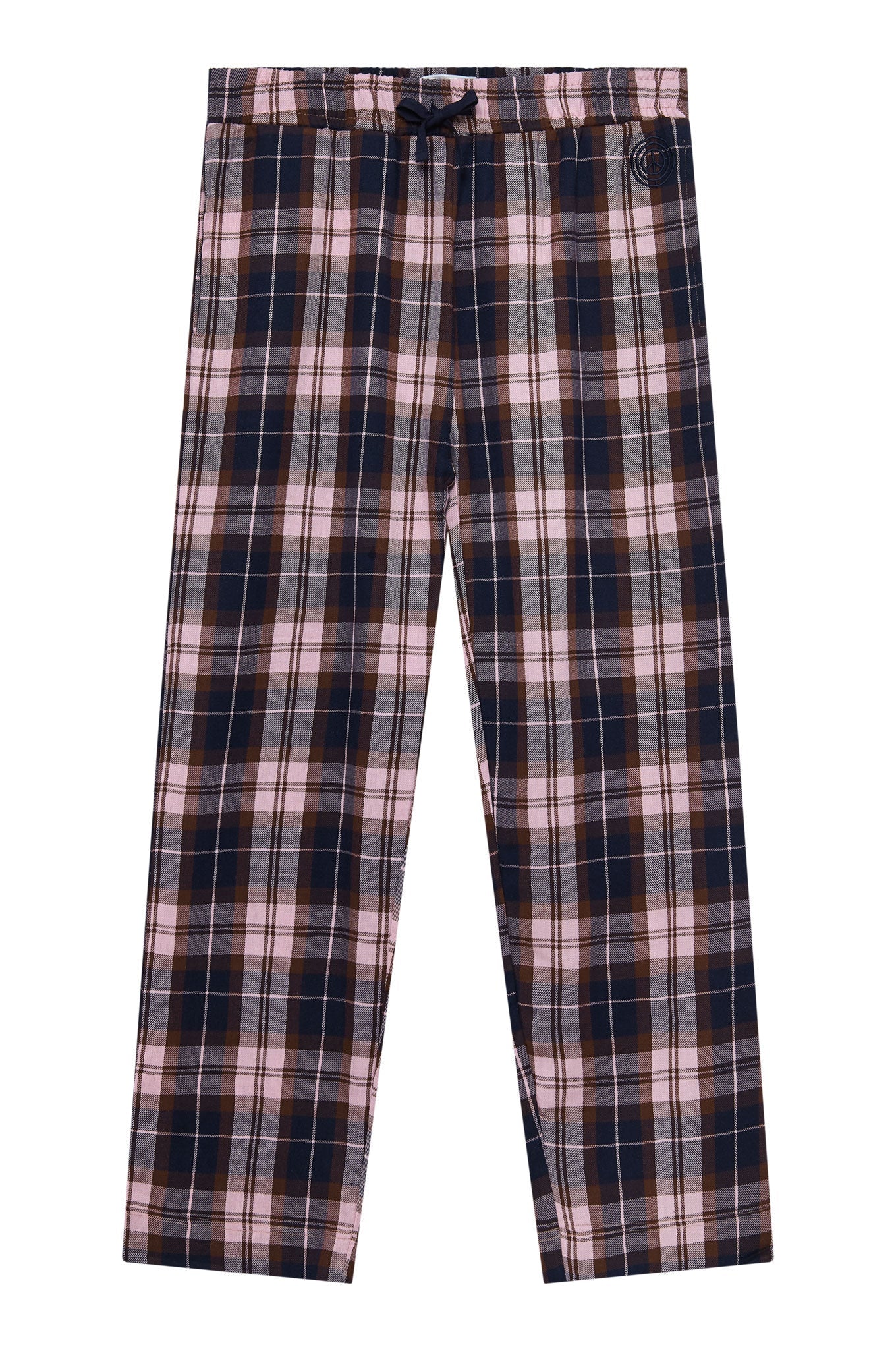 JIM JAM - Mens GOTS Organic Cotton Pyjama Bottoms Mauve