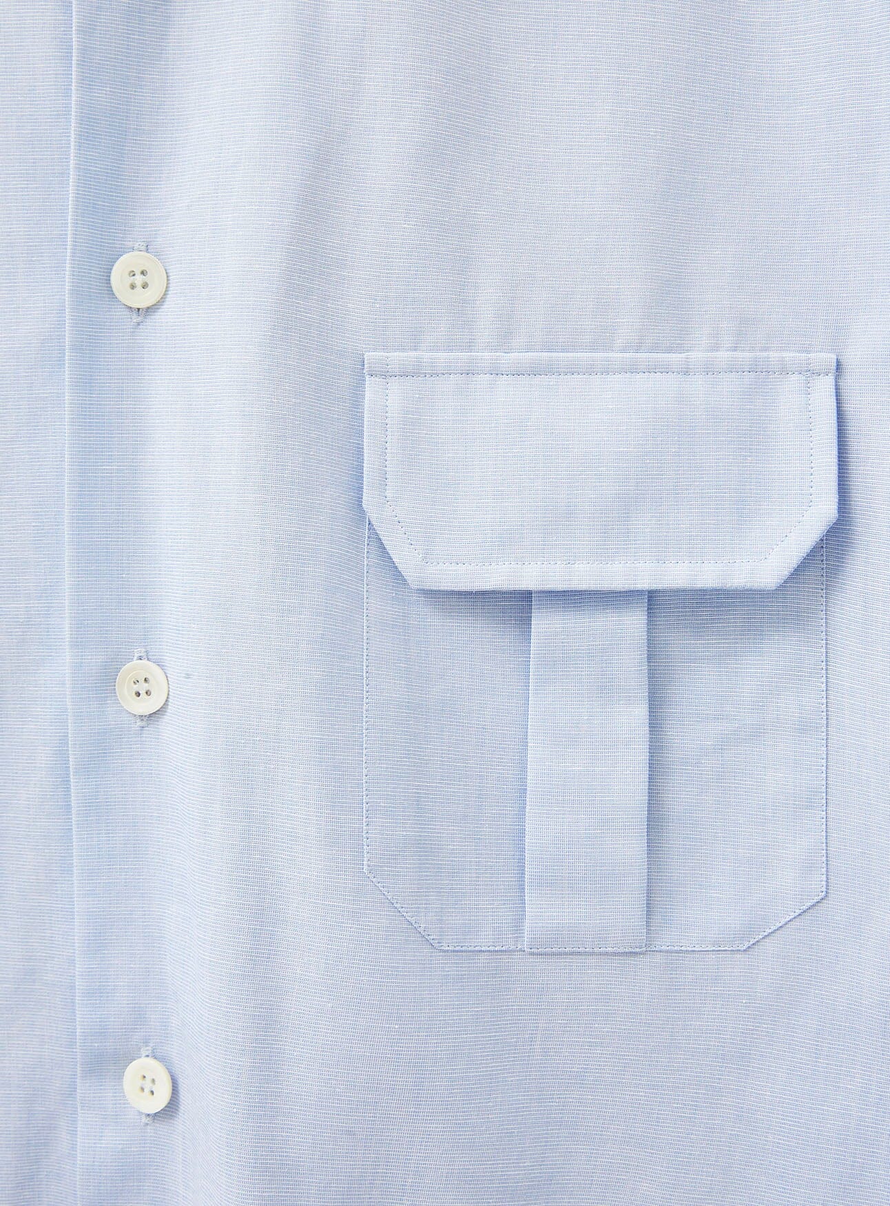 Recycled Italian Sky Fil-a-Fil Overshirt Over-Shirts Neem Global 